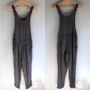 Black and Cream printed jumpsuit